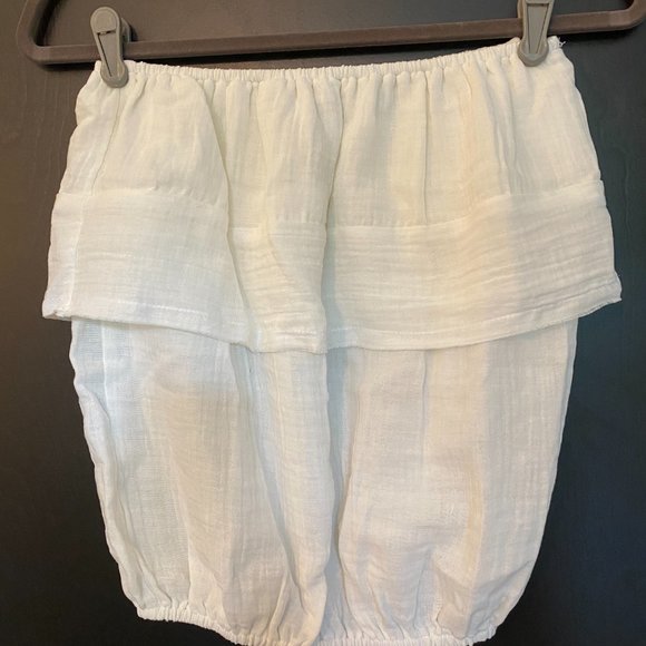 Jen's Pirate Booty Strapless Crop Top SZ MD/LG - Picture 7 of 7